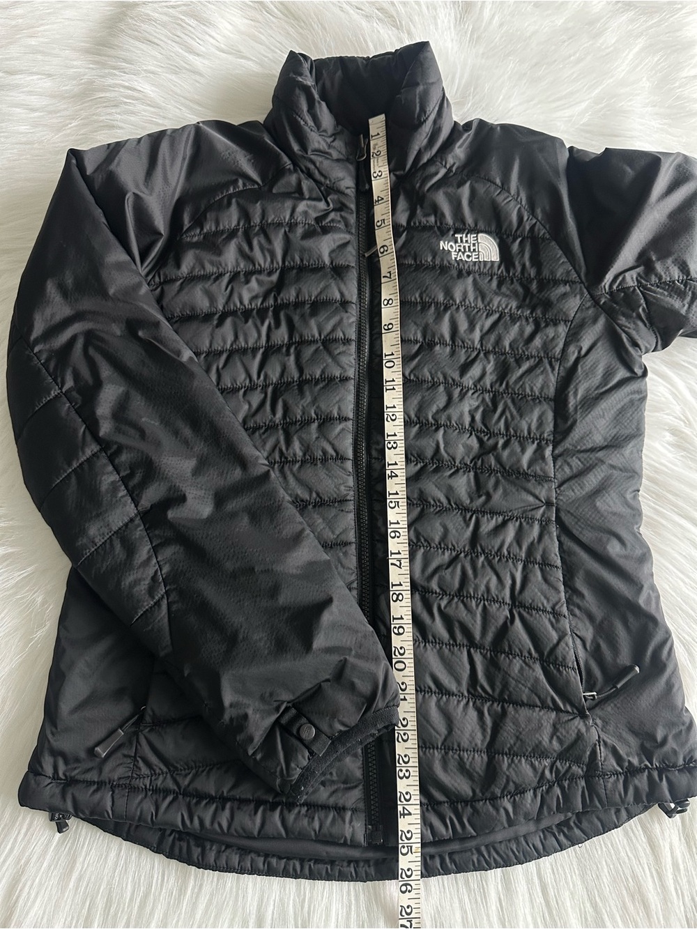 The North Face Women's Black Quilted Jacket Sz M - Picture 5 of 8